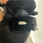 3 Stone Radiant Cut Diamond Ring | 14k Yellow Gold | 3.4g
