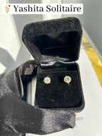 2 CTW IGI certified E VS1 Lab-Grown Diamond Stud Earrings 14K White Gold