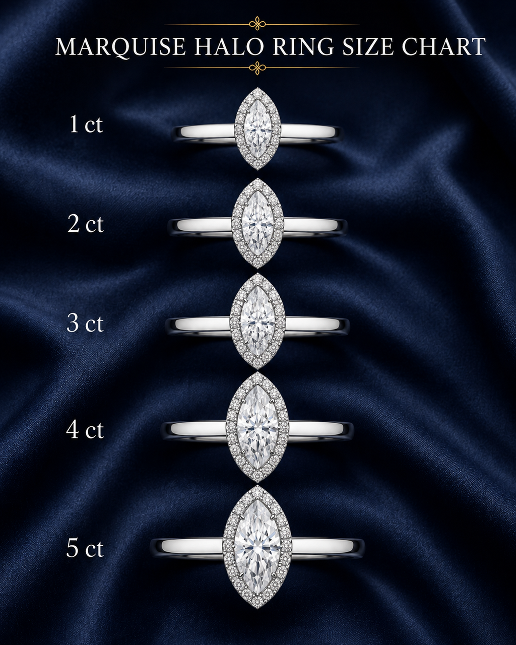 Halo Marquise Engagement Ring