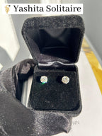 2 CTW IGI certified E VS1 Lab-Grown Diamond Stud Earrings 14K White Gold