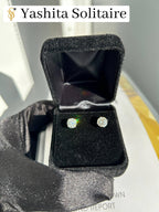 2 CTW IGI certified E VS1 Lab-Grown Diamond Stud Earrings 14K White Gold